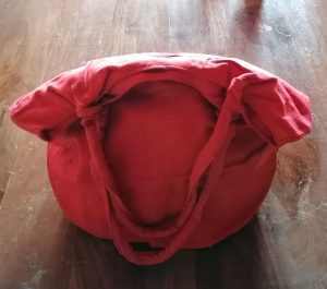 Golyó táska egyszínű - Piros