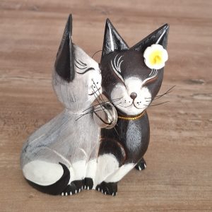 Dupla cica - szürke-fekete