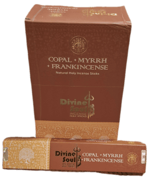 Divine soul füstölő - copal - mirha - tömjén