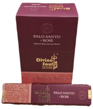 Divine soul füstölő - palo santo - rózsa