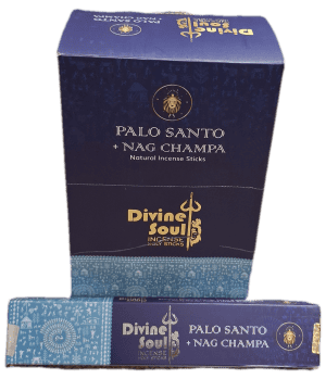 Divine soul füstölő - palo santo - nag champa