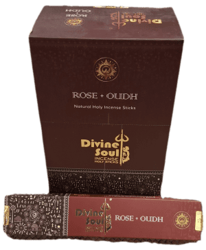 Divine soul füstölő - rózsa - oudh