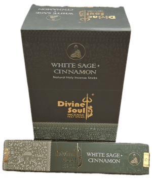 Divine soul füstölő - white sage - fahéj