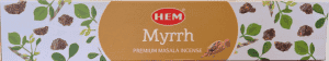 HEM Myrrh (Mírha) premium masala füstölő doboz