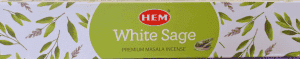 HEM White Sage (Fehér zsálya) premium masala füstölő doboz