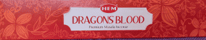 HEM Dragons Blood (Sárkányvére) premium masala füstölő doboz