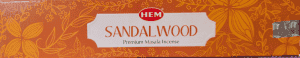 HEM Sandalwood (Szántálfa) premium masala füstölő doboz