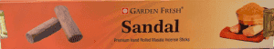 Garden Fresh Sandal (Szántál) premium masala füstölő doboz